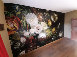 binnenschilderen bloemen af