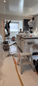 binnenschilderen keuken met team