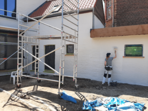 kaleien rijhuis tuin