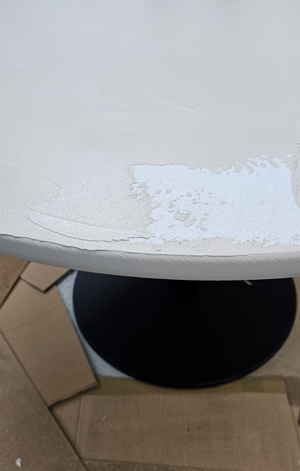 betonstuc tafel